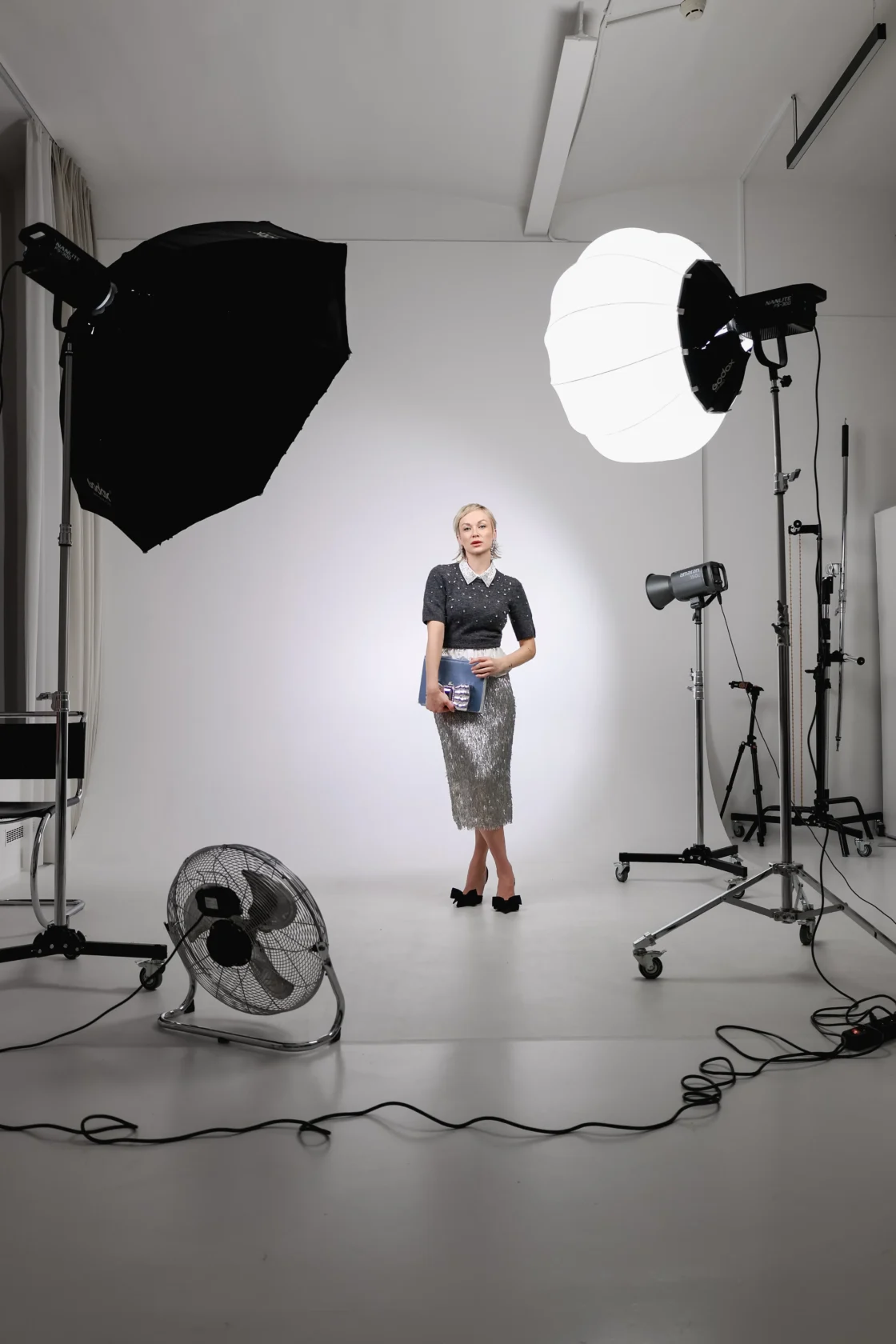 Ola Adamska x Armani