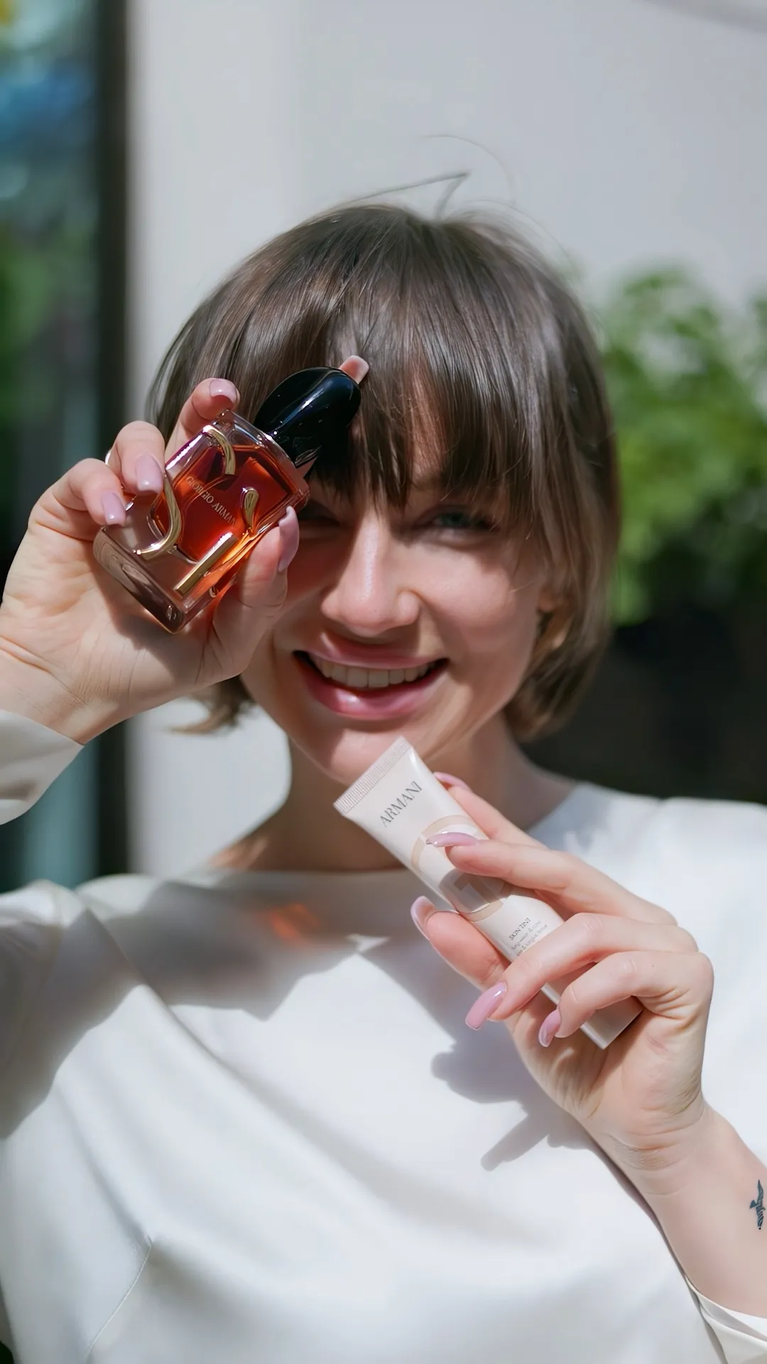 Ola Adamska x Armani